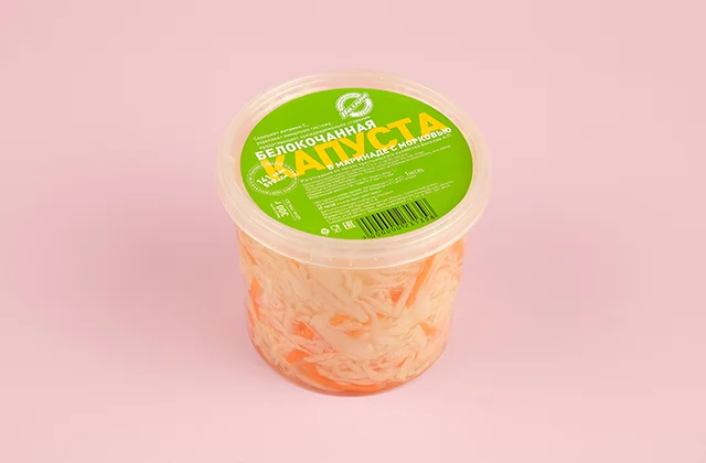 Капуста в маринаде с морковью