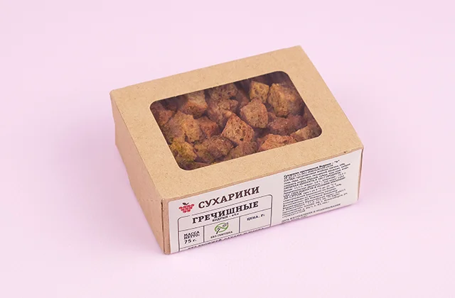 Сухарики гречишные