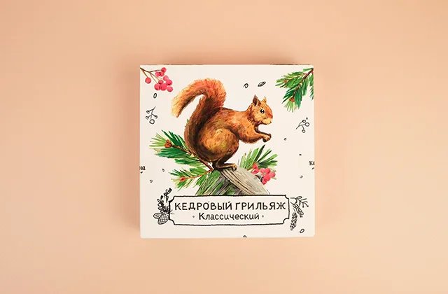 Грильяж кедровый