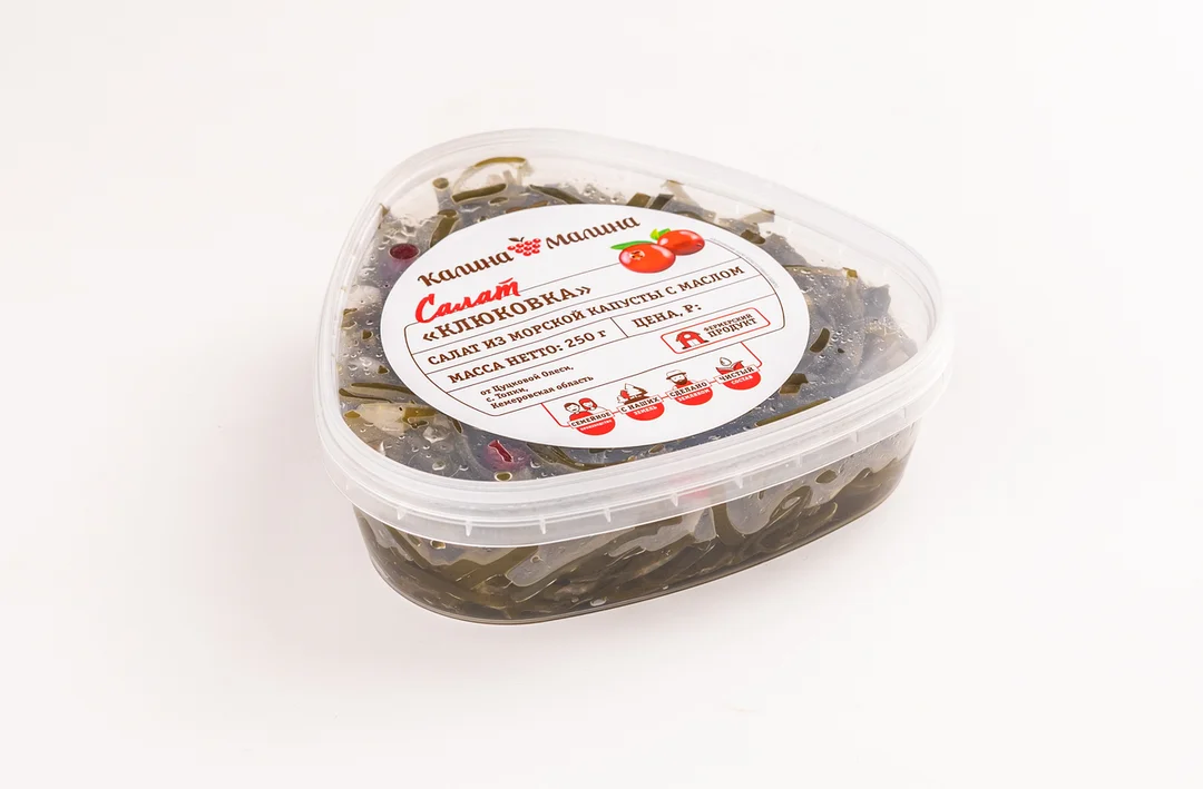 Салат из морской капусты Клюковка