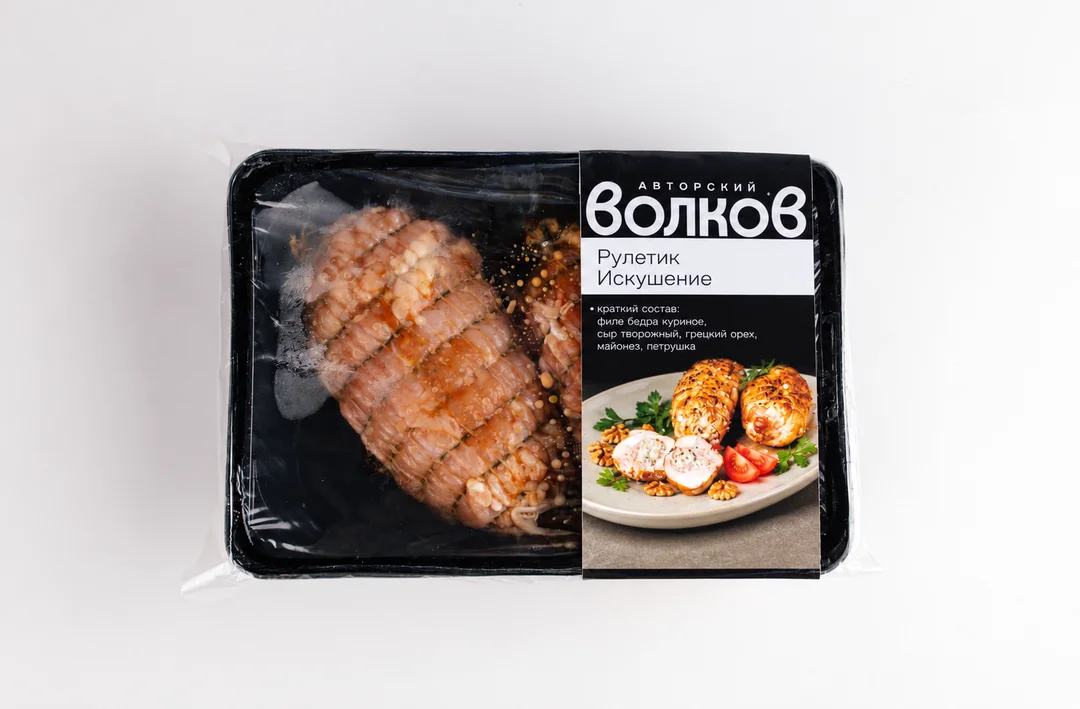 Рулеты Искушение из куриного филе бедра с творожным сыром и грецким орехом