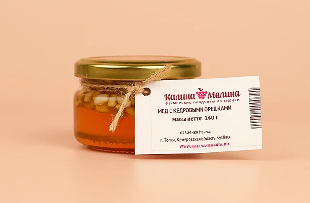Мед с кедровыми орешками