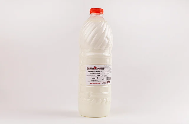Молоко цельное 3,6-4,2%