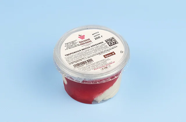 Творожная масса с клубникой 5%