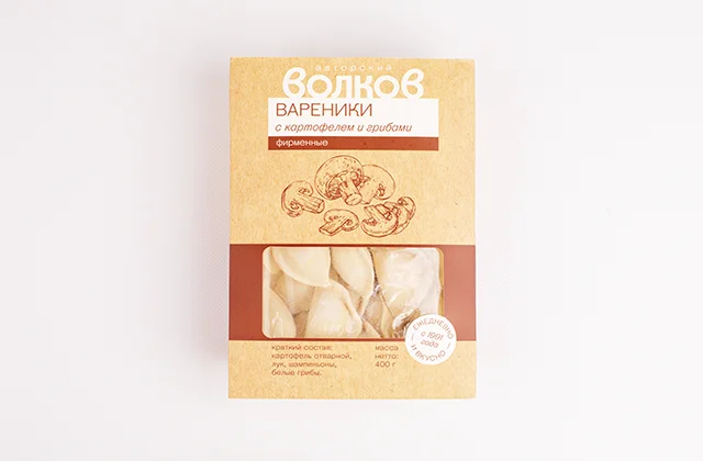 Вареники с картофелем и грибами