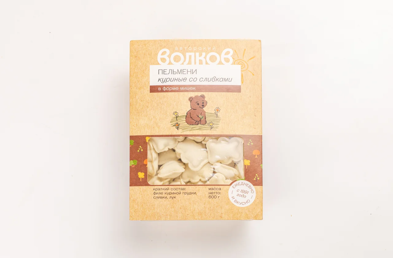 Пельмени куриные со сливками
